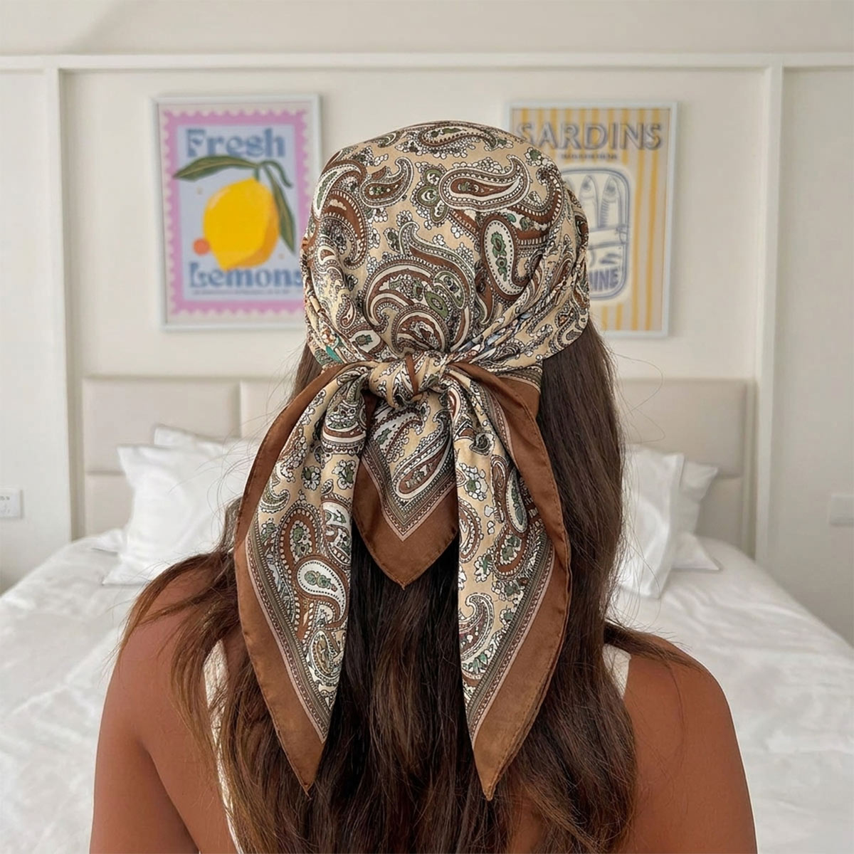 Silk Scarf Square - Новый дизайн: модный квадратный шелковый платок,