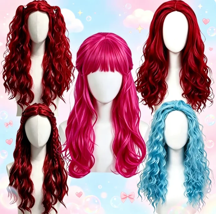 2026 Красно-синий длинный кудр – обзор и цена Women'S Red Accessories