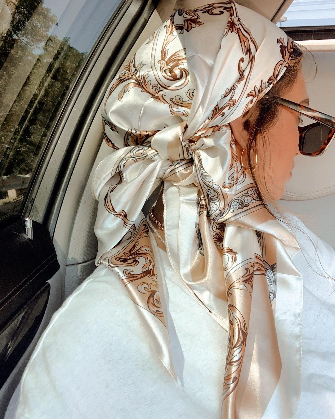 Атласный квадратный шарф, женс – обзор и цена Silk Scarf Square