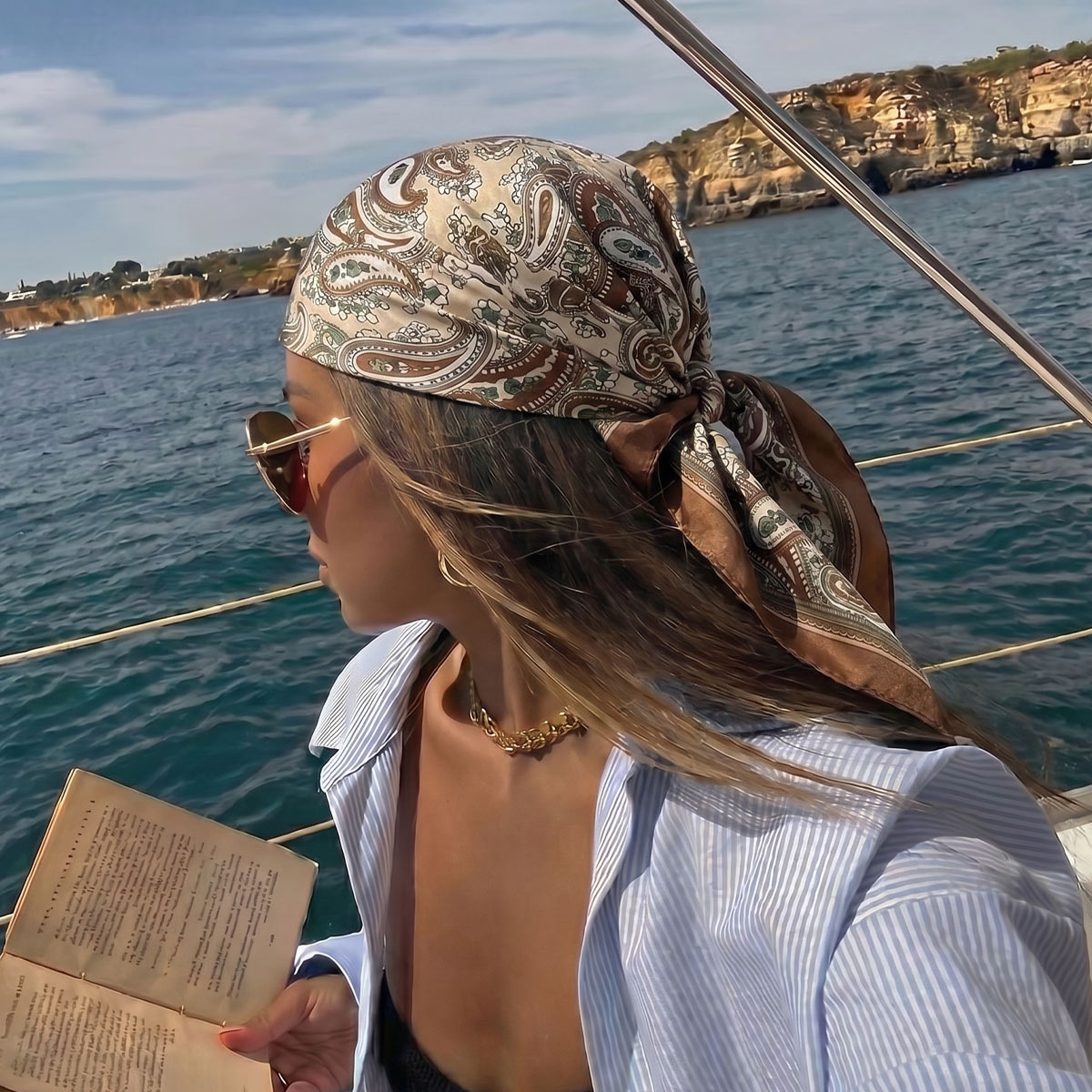 Новый дизайн: модный квадратны – обзор и цена Silk Scarf Square