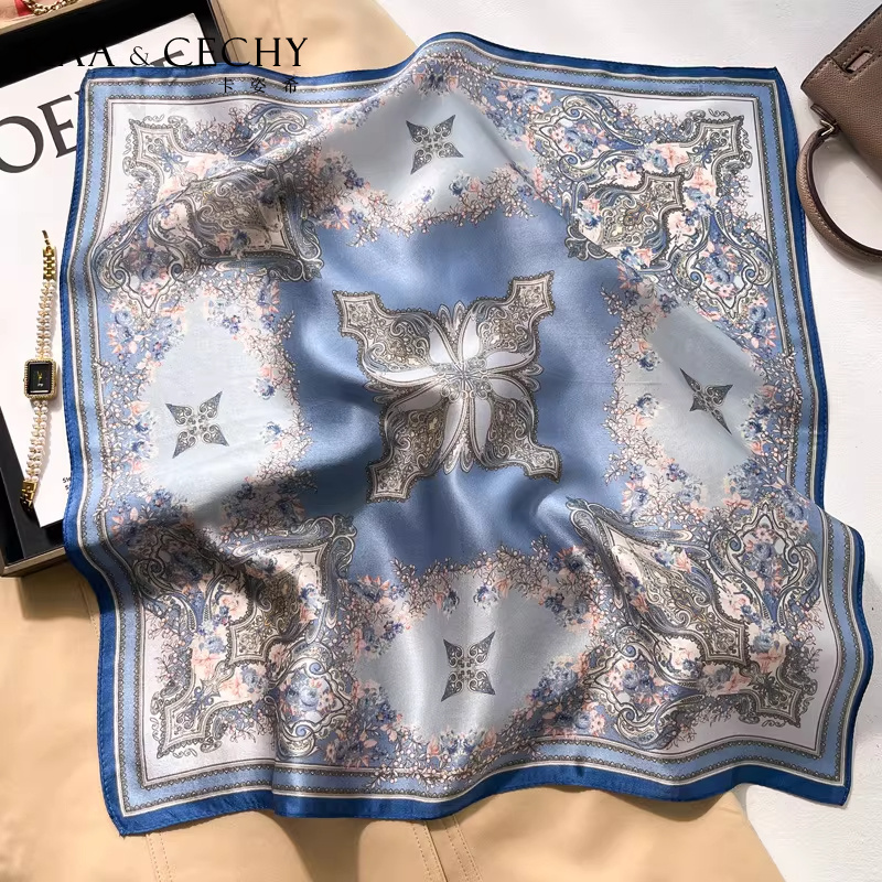 Шелковый платок-бандана 50 см  – обзор и цена Silk Scarf Square